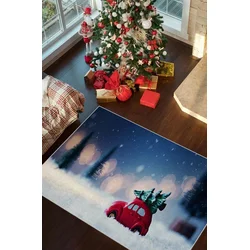Conceptum Hypnose Tepih sa novogodišnjim motivima Chr_20, Pravougaoni, 140 x 220 cm, Šareni