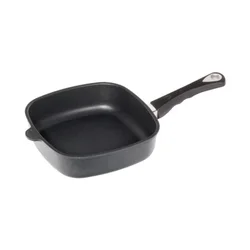 Deep frying pan, aluminum, 24 x 24 cm, induction - AMT Gastroguss