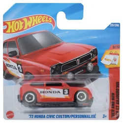 Hot Wheels: 73 Honda Civic Custom rdeči avtomobilček 1/64 - Mattel