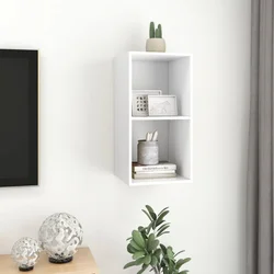 Zidni TV ormarić bijeli 37 x 37 x 72 cm od konstruiranog drva