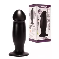 10” XMEN Butt Plug Black