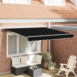 Okvir tende Crna 300 x 250 cm Poliester s PU premazom