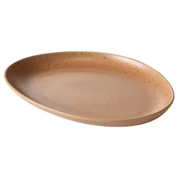 GRARÄV Servirni krožnik, srednje rjava, 30 cm