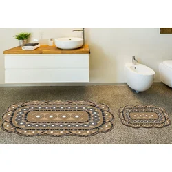 Lessentiel Maison Set 2 prostirke za kupatilo Braon