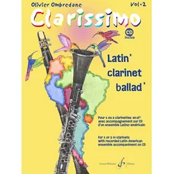 OMBREDANE:CLARISSIMO LATIN CLARINET BALLAD VOL.2 +CD