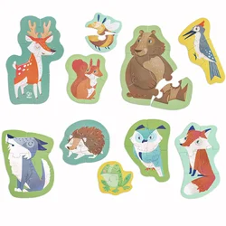 Kartonske puzle Divlje životinje Hape Toys 22003465
