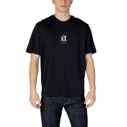 ARMANI EXCHANGE Majica  nočno modra / bela