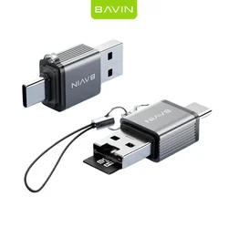 BAVIN OTG-90 čitač kartica USB-A i USB-C TF