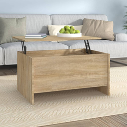 Den Klubska mizica sonoma hrast 80x55,5x41,5 cm konstruiran