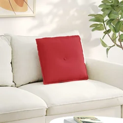 Jastuk za leđa Crvena 50 x 19 x 45 cm tkanina