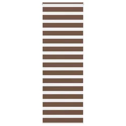 Zebra zavjesa Smeđa 80x230 cm Širina tkanine 75,9 cm Poliester