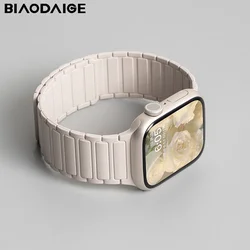 Biaodaige Zamenska narukvica za pametni sat za Apple Watch, Bela