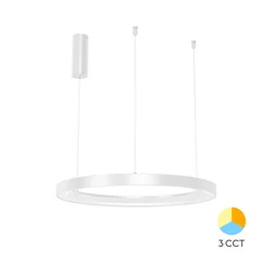 Braytron LED visilica BRY-BELLA-SLP-PD-OKRUGLA-BELA-36W-3U1-IP20