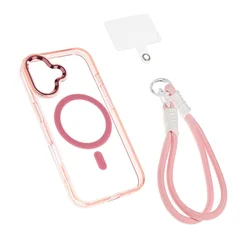 Maska za iPhone 16 6.1 Magsafe Loop, Roze