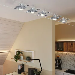 LED-reflektor Paulmann, GU5.3, 6 W, 3000 K, z možnostjo zatemnitve, krom