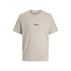 JACK & JONES Majica JJESOHO kit/črna