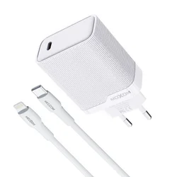 Kucni punjac moxom mx-hc293 20w type-c na lightning beli ( P1291 )