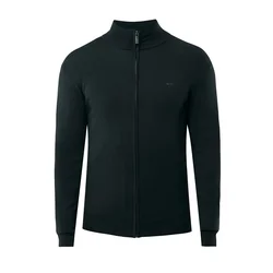 Mexx Muški džemper Hermon MF006604453M, Zip kragna, Maslinasti
