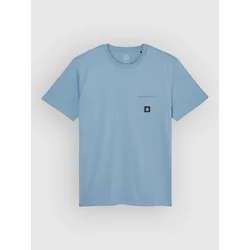 Element Icon Label Pocket moška majica faded denim