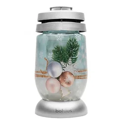 POKOPALIŠKA SVETILKA 22CM SREBRNA 36H
