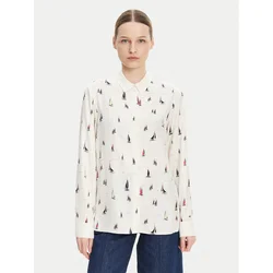 Tommy Hilfiger Srajca WW0WW44036 Écru Relaxed Fit