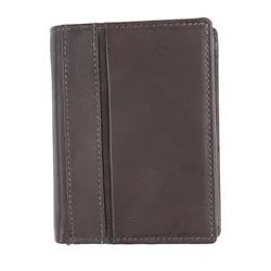 HJP braon Novčanik kožni muški sa RFID zaštitom 80485 9,5x12,3x2,5 sa uzdužnom bordurom uspravni ( 16NMH80485K )