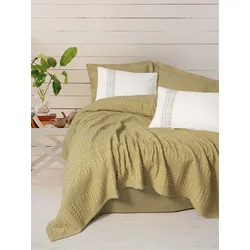 Lessentiel Maison Komplet posteljine Pebble, 200x230 cm, Maslina
