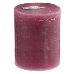 SVEČA RUSTIC - H15 D10 cm - FUCHSIA, SVEČA RUSTIC - H15 D10 cm - FUCHSIA