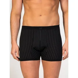 zd ZERO DEFECTS Boksarice Helios prinstriped Egyptian cotton črna
