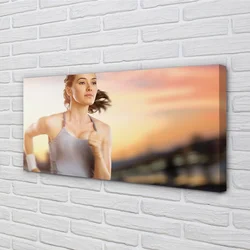 tulup.si Slika na platnu Ženska nebo 100x50 cm