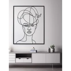 Metalna slika All in your head 45x60