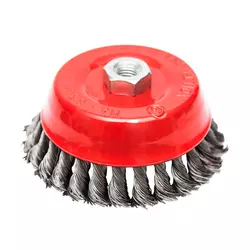 Mašinska čelična četka, upletena lončasta o125mm za brusilicu