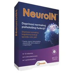 NeuroIN za bistar um, 30 kapsula