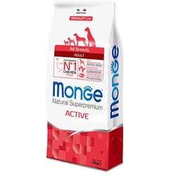 Monge hrana za pse Adult All breeds Active - Piletina 12kg