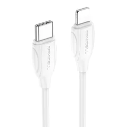 Superior USB data kabl CO-BX19, Type-C na Lightning, Fast 20W, 3A, 2 m, Beli
