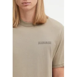 Napapijri Majica S-Back Graphic NP0A88SU Bež Regular Fit