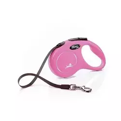 Flexi New CLASSIC - ROZA - trak 5m - S