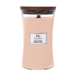 WoodWick Mirišljava sveća Coastal Sunset, L, Roze