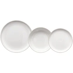 TOGNANA 12-delni set krožnikov Edge Filo Oro, 3468118