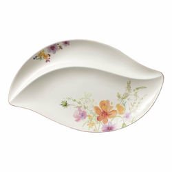 Porcelanast krožnik z motivom cvetja Villeroy & Boch Mariefleur Serve, 50x30 cm