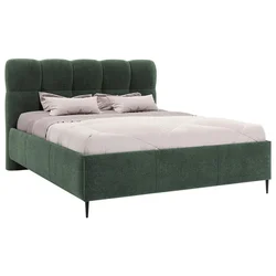 Boxxx OBLAZINJENA POSTELJA 140 cm x 200 cm , tekstil zelena