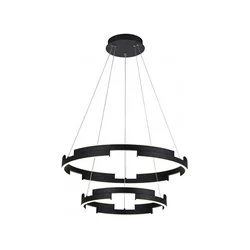 Redo 01-3179 - LED prigušiva luster na sajli CASTLE LED/60W/230V crna