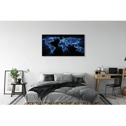 tulup.si Slika na platnu Modra karta 120x60 cm