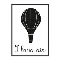 shumee SLIKOVNI PLAKAT V OKVIRJU A4 cm Balon PD025