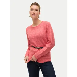 Vero Moda Pulover Doffy 10201022 Roza Regular Fit