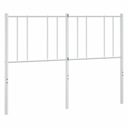 Vidaxl Kovinsko nadomestno vzglavje belo 135 cm