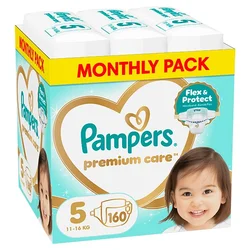 Pampers Pelene Premium Care 5 Monthly, 11-15 kg, 160/1
