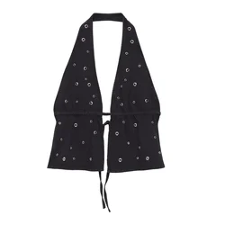 Pull&Bear Top črn denim