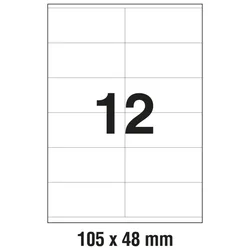 ETIKETE ILK 105X48MM PK100L ZWECKFORM 3424