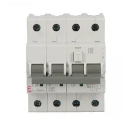 Diferencialno stikalo 4P 20A C 0,03A tip AC KZS-4M 002174025